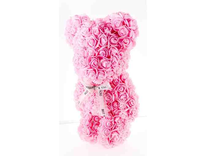 Hand Made "BE@RBRICK" Pink Roses 13" - Photo 1