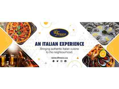 iL Fresco Italian Restaurant $50.00 Gift Certificate