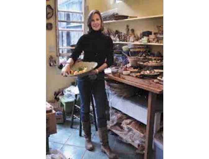 Set of 6 Handmade Ceramic Plates from the Studio of Lisa Neimeth