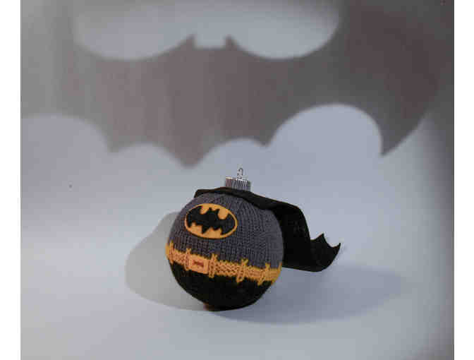 Set of 3 Hand-Knit Superhero Ornaments