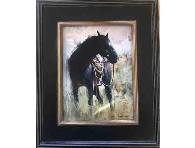 Sky Horse - 15 x 18 framed giclee by Luke Stavrowsky