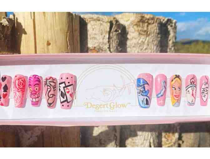 Custom One of a Kind Designed Reusable Nail Set by Desert.Glow.Nails