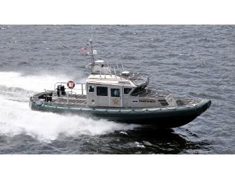 Spend a day with Broward Sheriff Lamberti, ride in the marine patrol boat and helicopter!