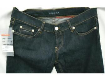 Ladies Prada Blue Jeans - Size 29, Contour Fit