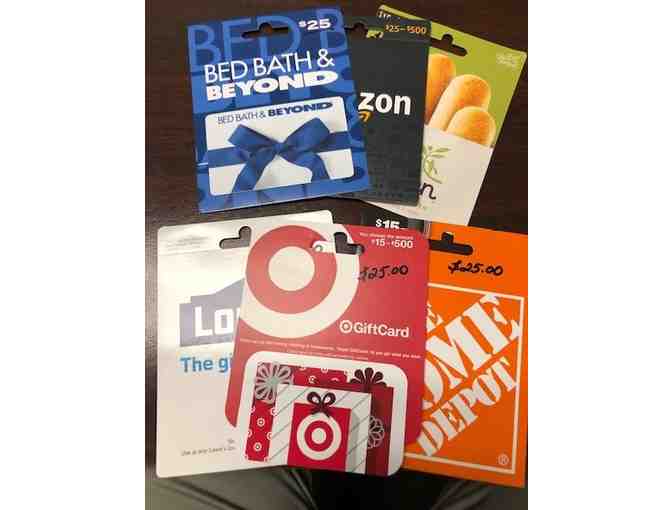 Assorted Gift Cards, retail value $175 - Photo 1