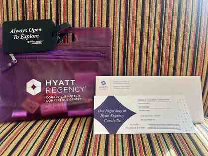 ONE Night Hyatt Regency Coralville, IA Hotel & Conference Center & Small Travel bag