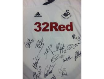 Signed Swansea City Home Shirt