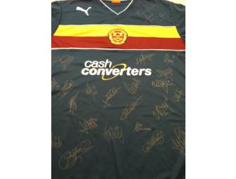 Signed Motherwell Away Shirt