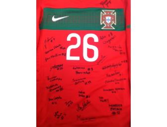 Signed Portugal U16 Women's National Team Shirt