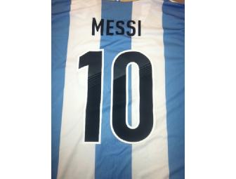 Signed Lionel Messi Argentina Home Shirt (2 of 2)
