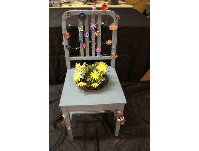 'Wired' Garden Chair by Mr. Feider's 5th Grade Class