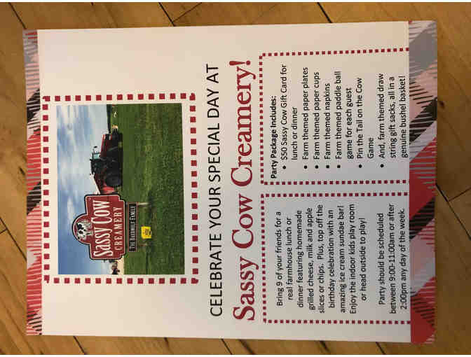 Celebrate Your Special Day at Sassy Cow Creamery