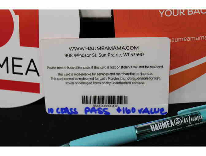 Haumea 10 Class Pass and Yoga Block