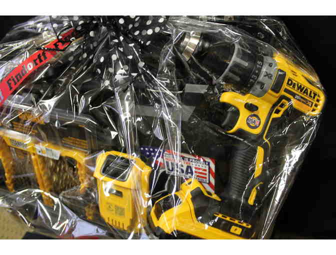 Findorff Tool Tote with Dewalt Cordless Drill
