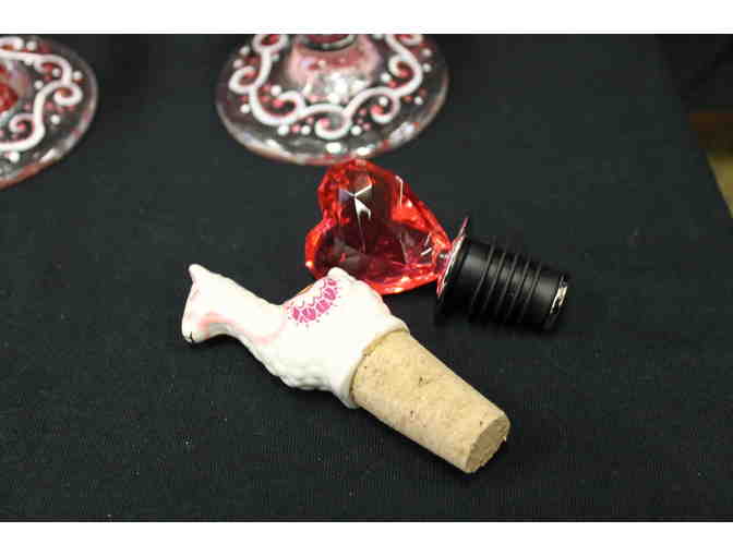 Pretty In Pink Wine Basket