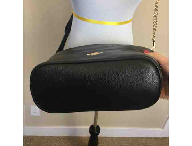 Coach Black Leather Paxton Duffle Shoulder Bag