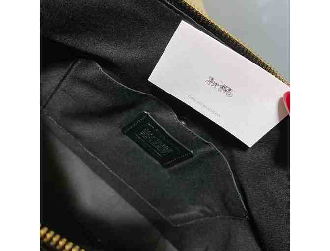 Coach Black Leather Paxton Duffle Shoulder Bag