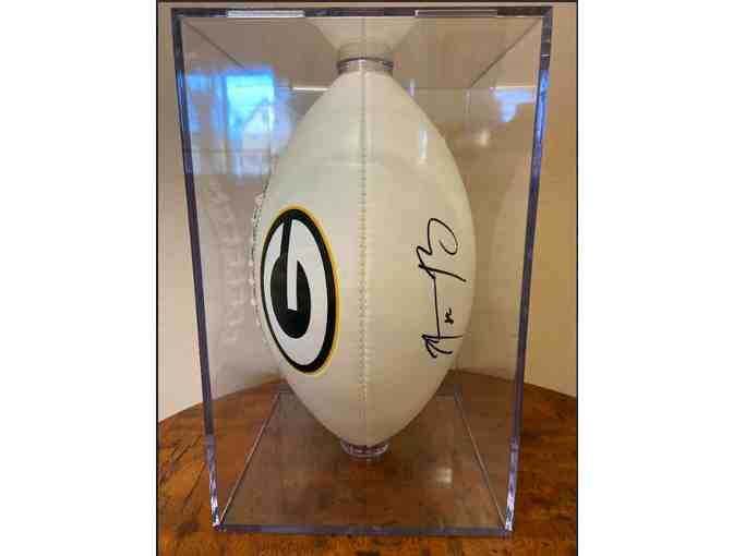 Autographed Aaron Rodgers Football