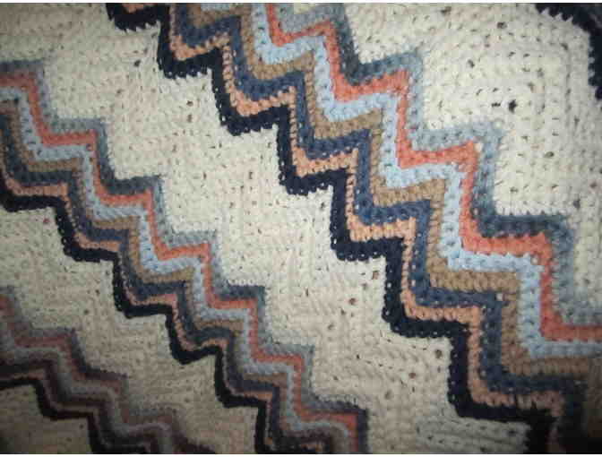 Hand crocheted afghan