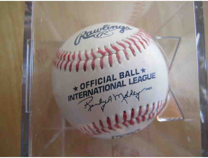 Trot Nixon autographed baseball