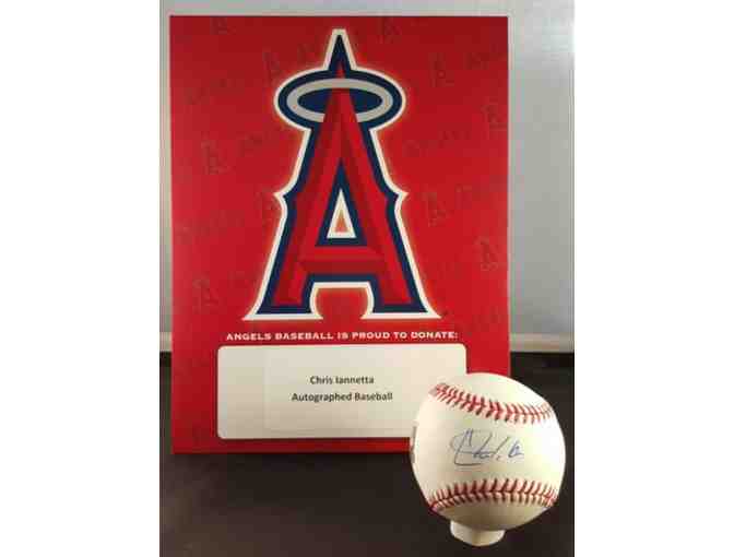 Angels' Chris Iannetta Autographed Baseball