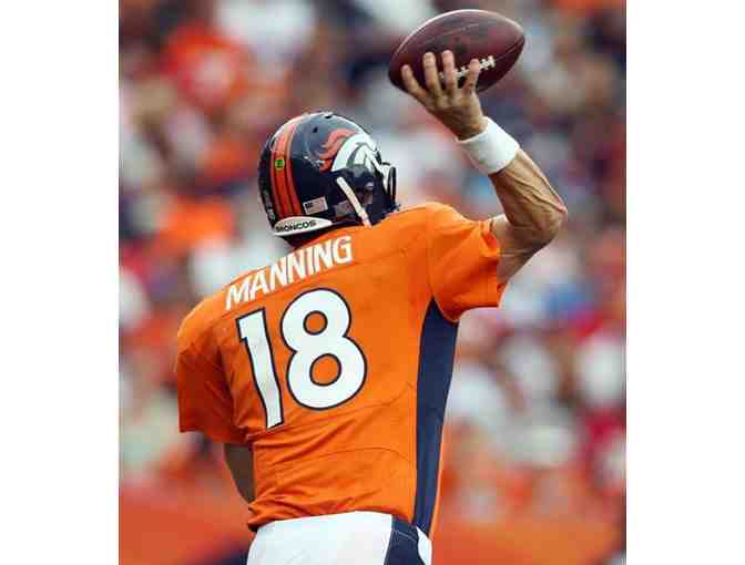 Peyton Manning Autographed  Denver Bronco Mini Helmet