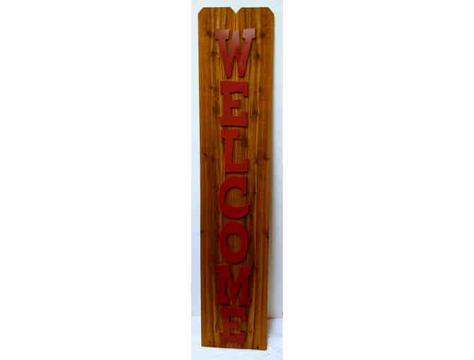 6 Foot Welcome Sign by Barbara Davis - Photo 1