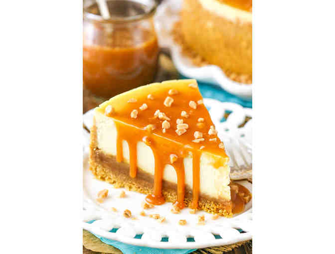 Homemade Salted Caramel Cheesecake by Amy Moody