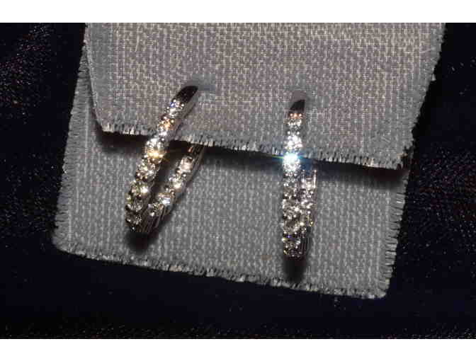 In and Out Diamond Earrings