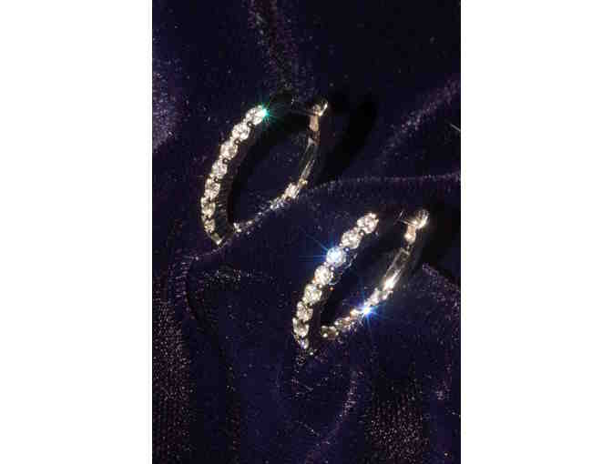 In and Out Diamond Earrings