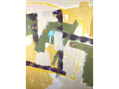 Kurtis Brand Original Acrylic on Canvas Painting (55" x 50") - Third Noble Truth