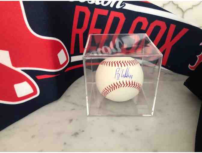 Autographed Baseball from Boston Red Sox Brandon Workman