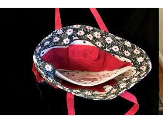 Hand-Made Printed Cotton Tote Bag