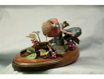 Hand Carved House Finch