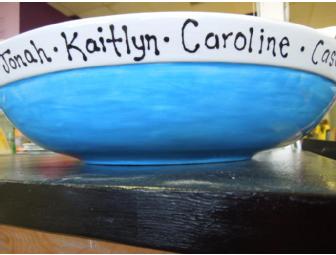 Adorable K and 1st Grade Hand-Painted Pasta Bowl!