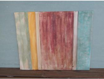 Trio of Canvases (by the 2nd Grade Girls!)