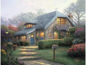 Thomas Kinkade's Framed Limited Edition 25.5'x34' 'Lilac Cottage'