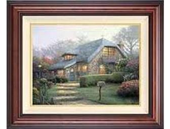Thomas Kinkade's Framed Limited Edition 25.5'x34' 'Lilac Cottage'