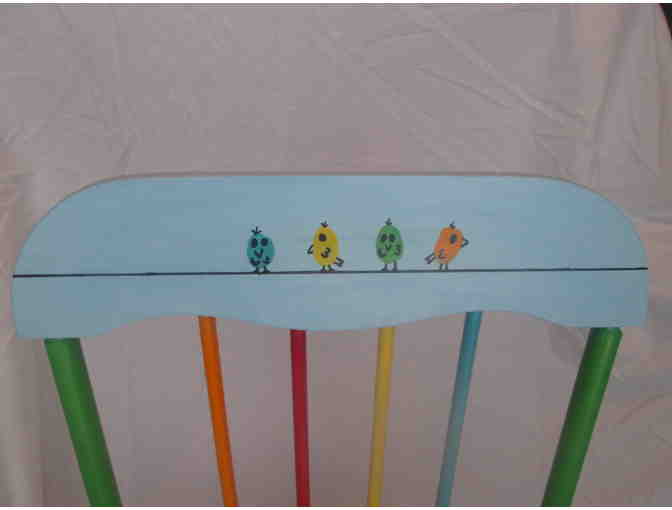 JrK & K Hand-Painted Rocking Chair