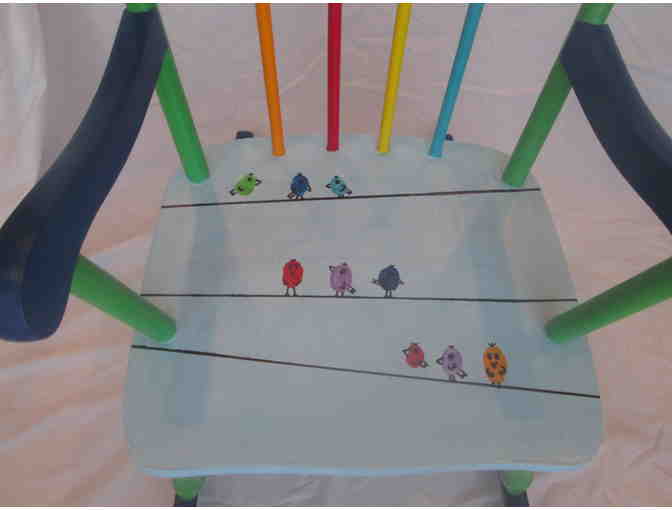 JrK & K Hand-Painted Rocking Chair