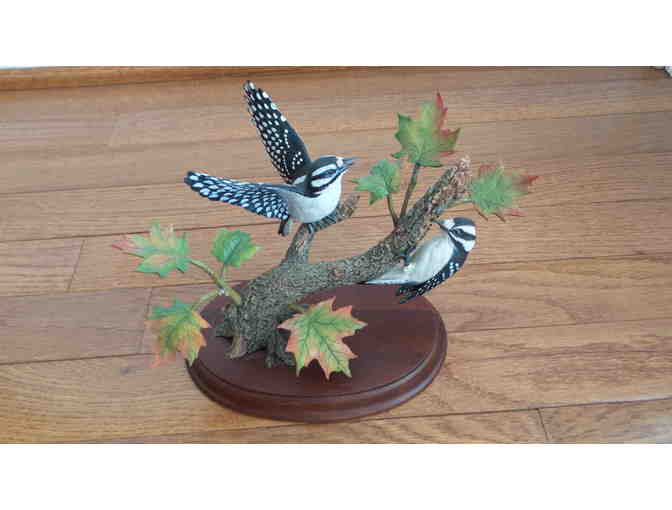 Downy Woodpeckers - Danbury Mint