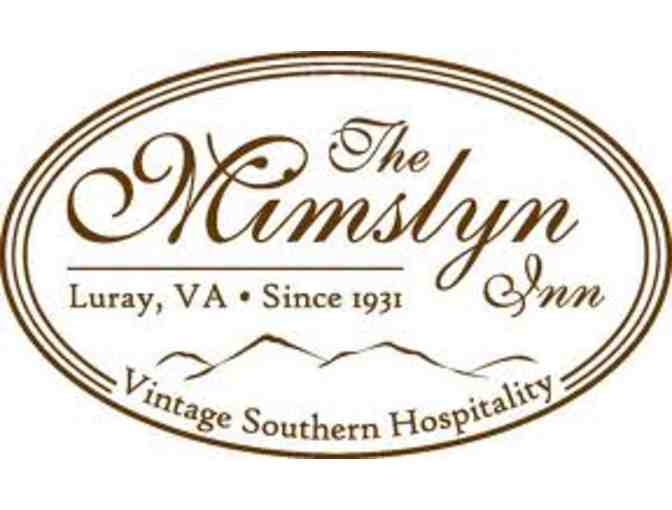 (Package) 1 Night Stay - The Mimslyn Inn & 2 tickets to Luray Caverns