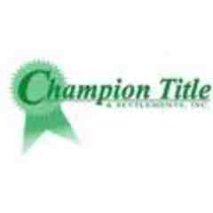 Champion Title