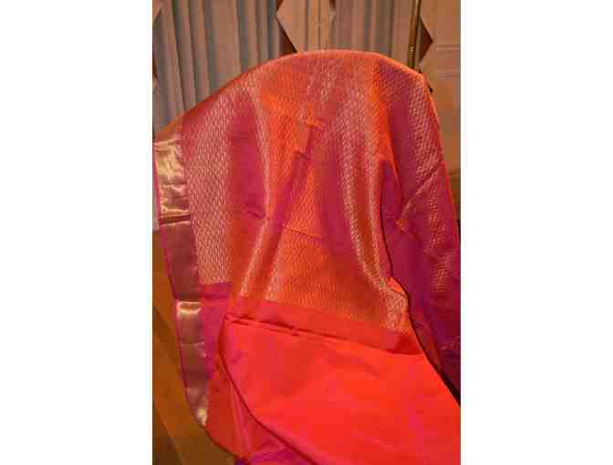 Apoorva Silk in Orange Color Saree - Photo 2