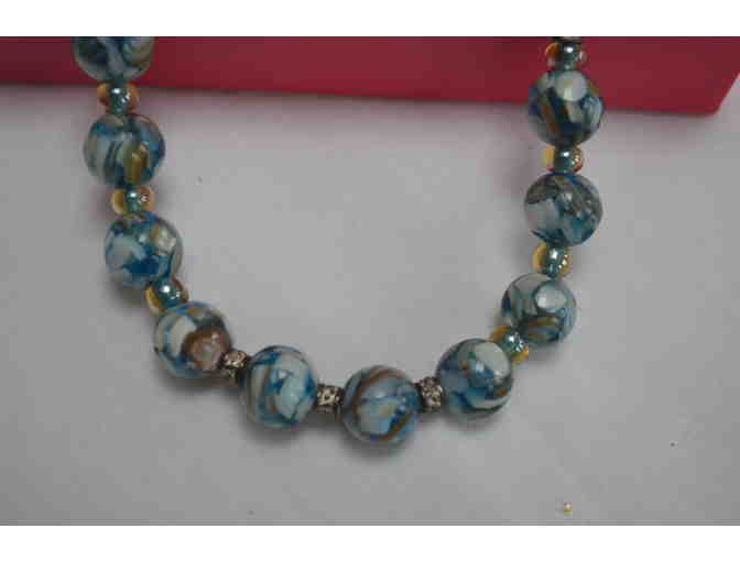 Blue Glass Bead Set