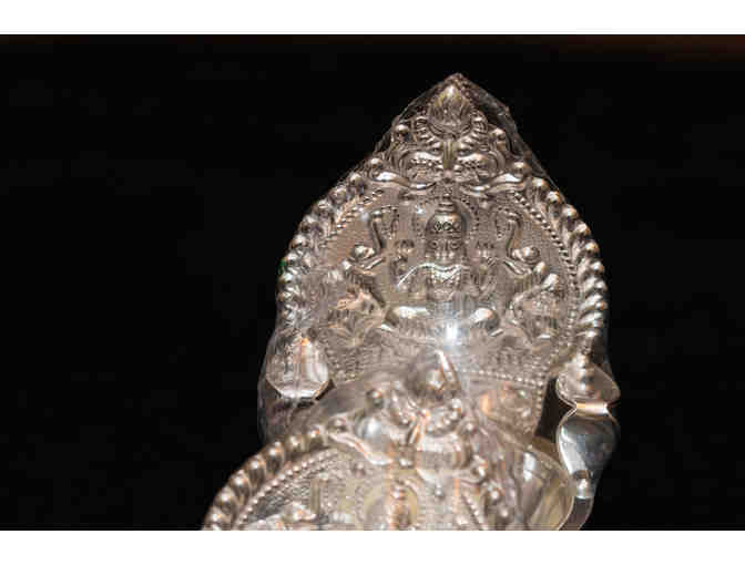 Silver Kamakshi Lamps Pair