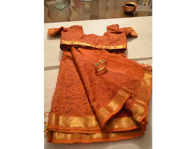 Silk-Cotton Printed Saree