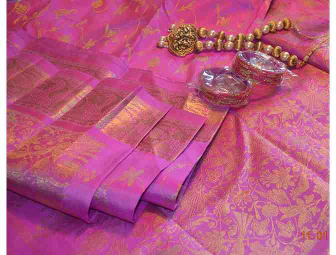 Pink Kancheepuram Saree