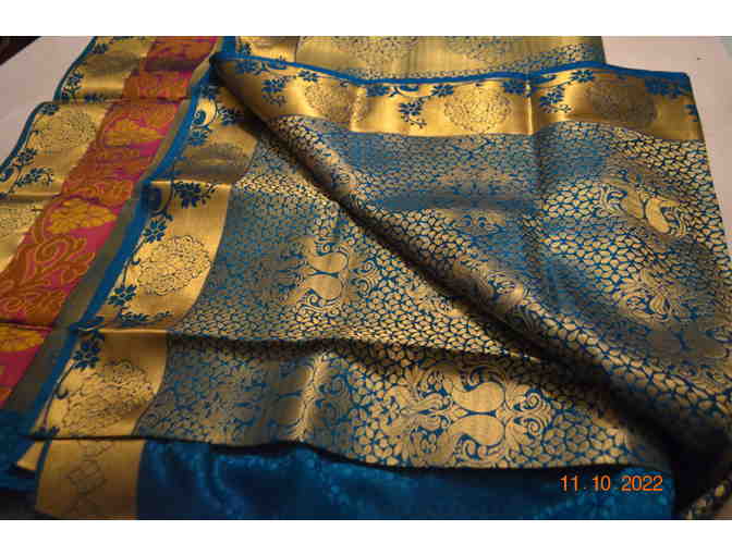 Blend Copper Sulphate Saree