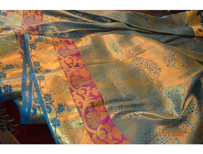 Blend Copper Sulphate Saree
